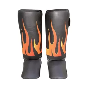 Cowhide Leather Shin Instep Guard