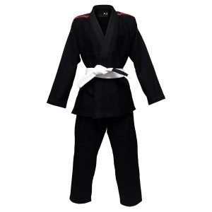Super Fit Premium Bjj Gi Black Pearl Weave 350GSM